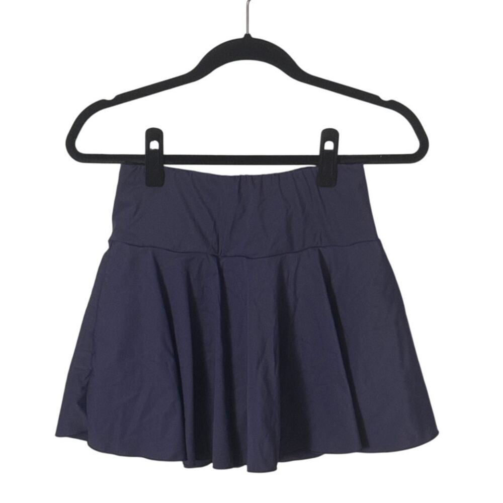 Halara Everyday SoftlyZero Airy 2-in-1 Cool Touch Tennis Skirt/Skort‎ Navy Sz M